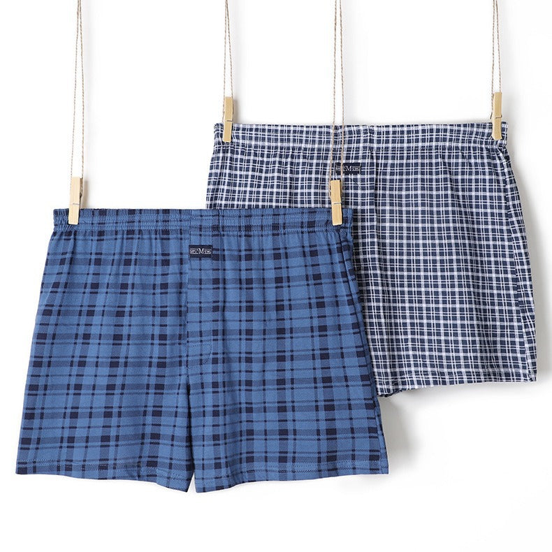 Boxer Lelaki Cotton High Waist Loose Fit - Code BL001